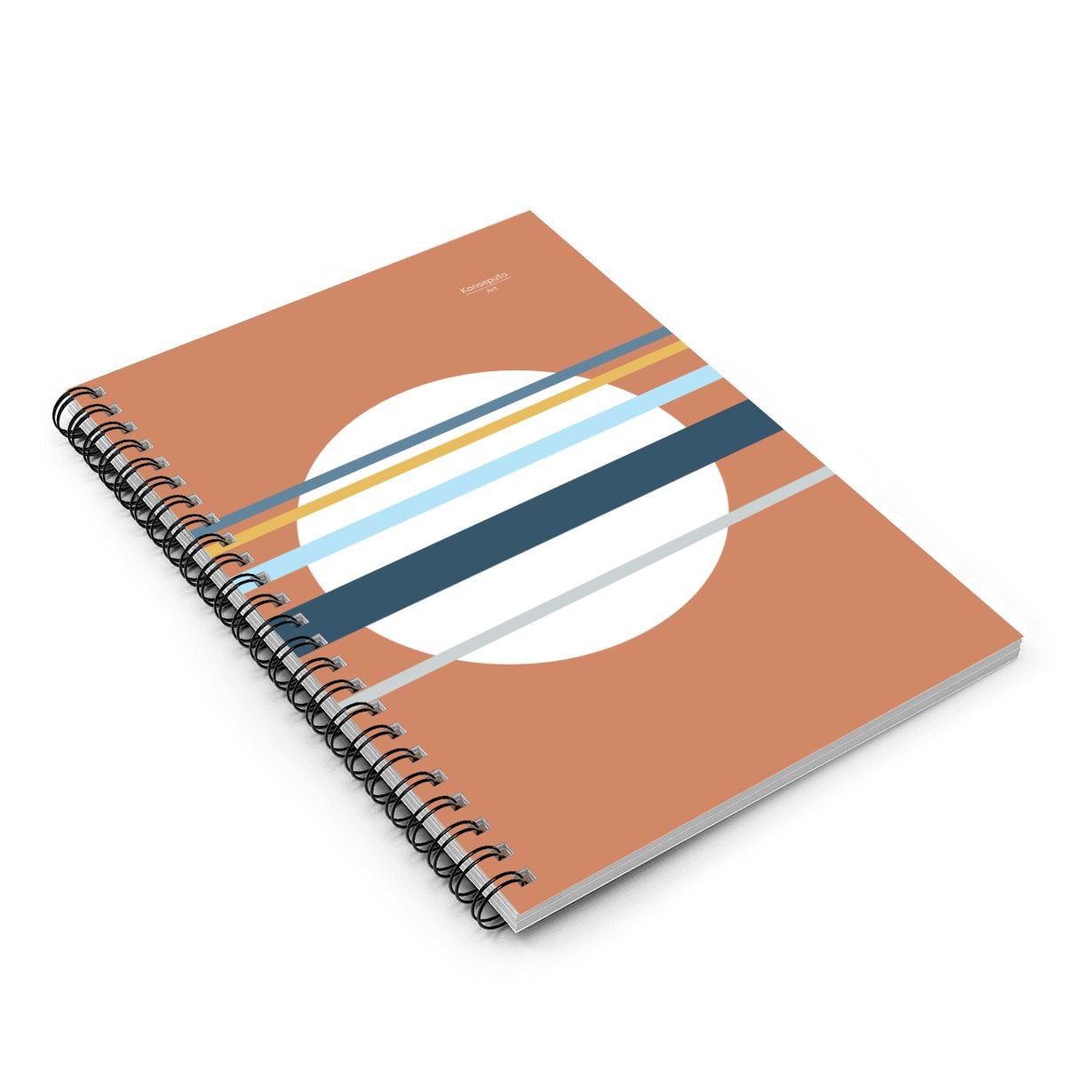 Asa no Sō – Minimalist Red Spiral Notebook