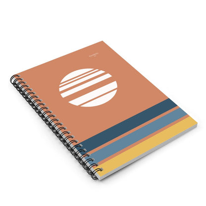 Akebono – Red Minimalist Spiral Notebook