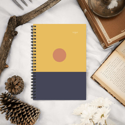 Yuuyake – Sunset Minimalist Spiral Notebook