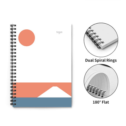 Fuji Horizons – Mount Fuji Spiral Notebook