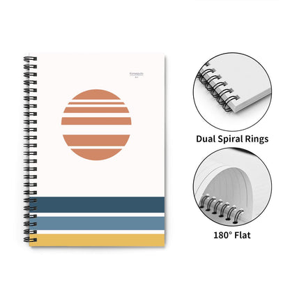 Akebono – Minimalist Spiral Notebook