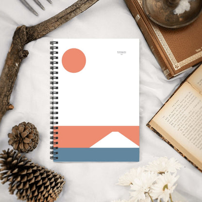 Fuji Horizons – Mount Fuji Spiral Notebook