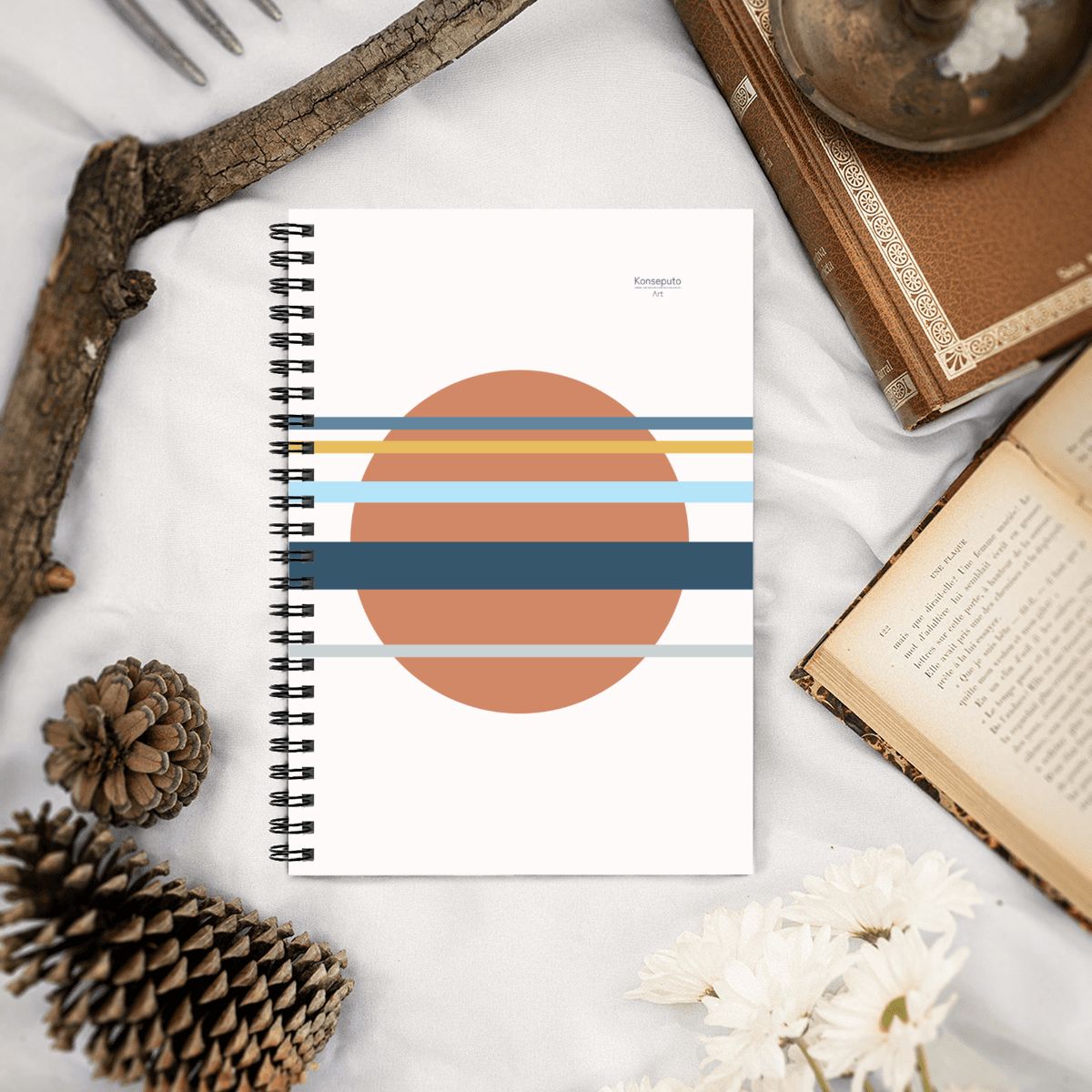 Asa no Sō – Minimalist Spiral Notebook