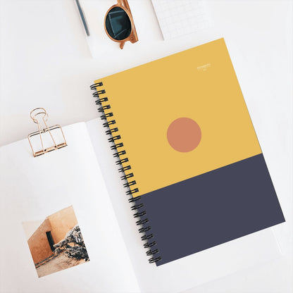 Yuuyake – Sunset Minimalist Spiral Notebook
